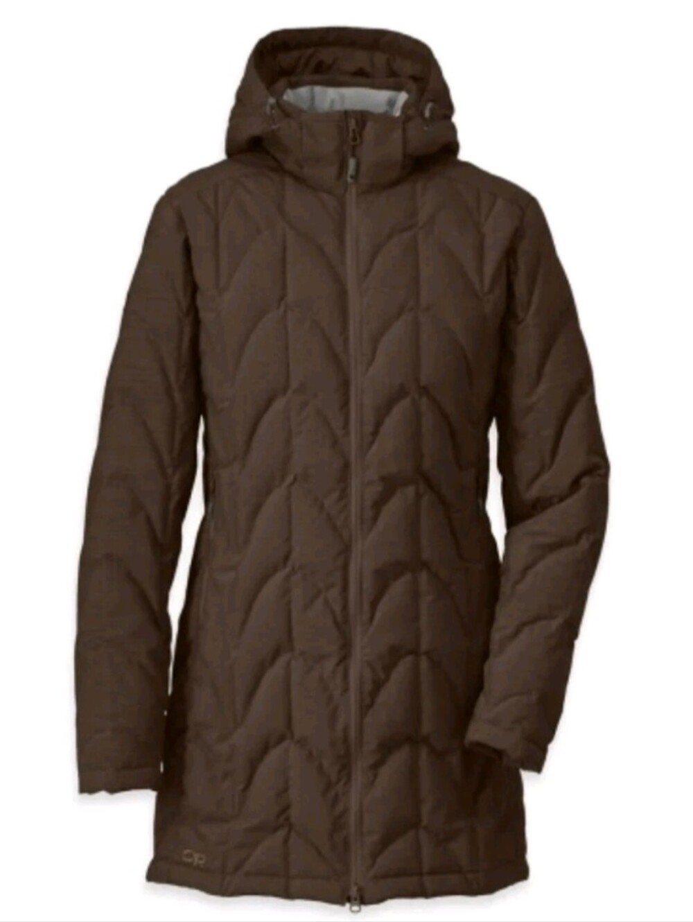 Outdoor Research Aria Storm Parka 650 Fill Down Long Winter Coat Gorpcore Sz S